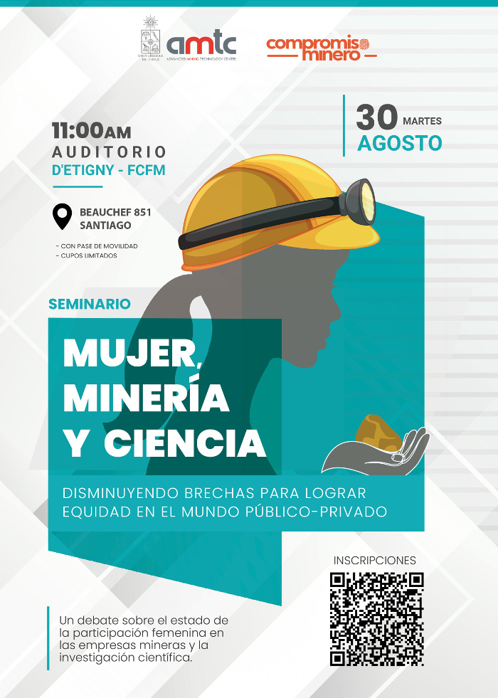 AMTC y compromiso minero realizaran seminario sobre mujer minería y ciencia